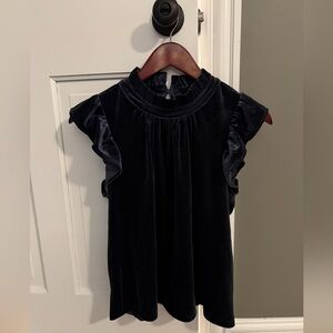 NWT Velour Party Top